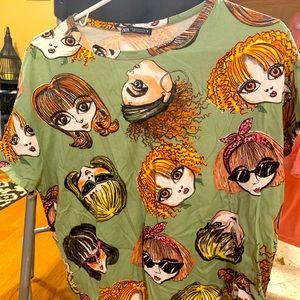 Zara t shirt!  UNIQUE